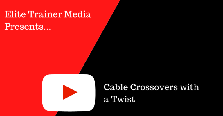Cable Crossovers with a Twist