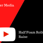 Half Foam Roller Calf Raise