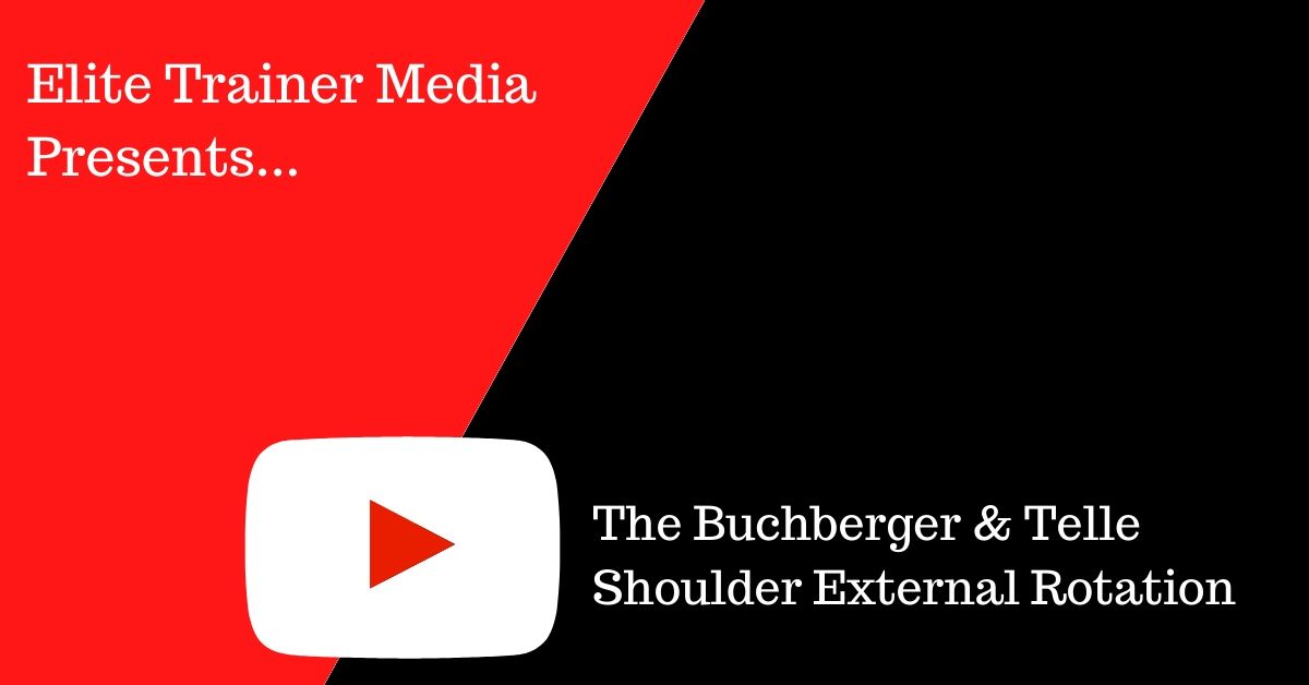 The Buchberger & Telle Shoulder External Rotation