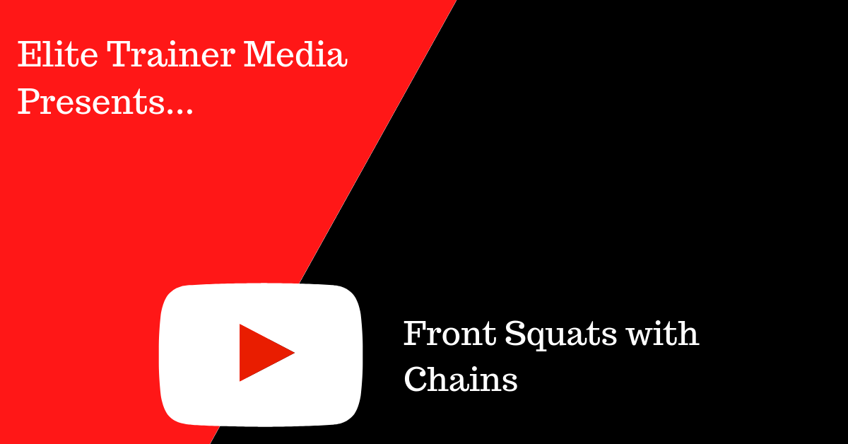 Front Squats with Chains