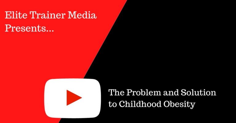 The Problem and Solution to Childhood Obesity