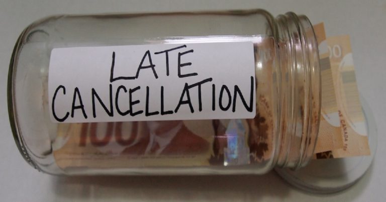 The Late Cancellation Jar