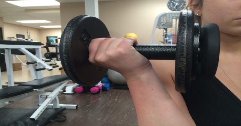 One PlateMate, an Offset Grip, and Two Arm Exercises