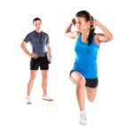 male personal trainer with female client