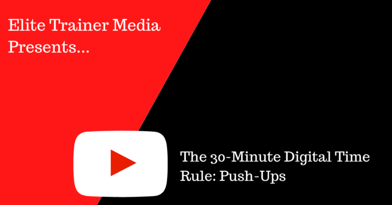 The 30-Minute Digital Time Rule: Push-Ups