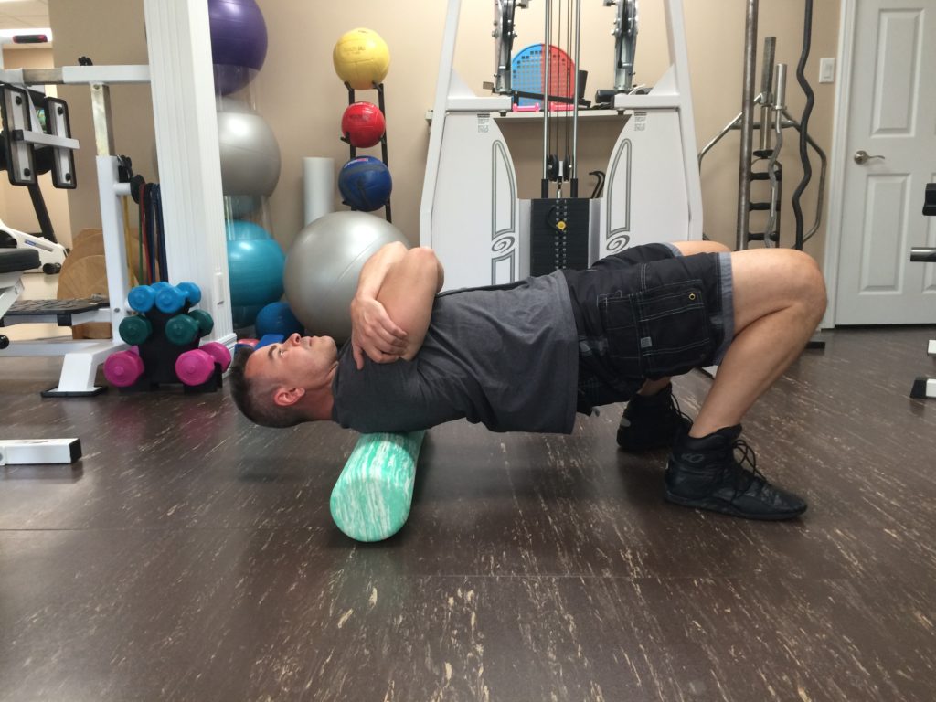 thoracic rolling on the foam roller